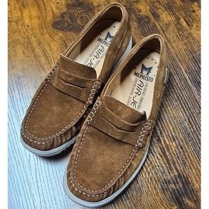 Mephisto Air‎ Jet Men's Medium Brown Leather Loafer Shoes Model Davy Size 9